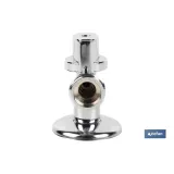 VÁLVULA DE ESCUADRA 1/2 x 3/4 VOLANTE GRANDE (PACK: 1 UDS) - Almacén de Ferretería Acor