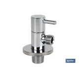 VÁLVULA DE ESCUADRA 1/2 x 3/8 MODELO LUX (PACK: 1 UDS) - Almacén de Ferretería Acor