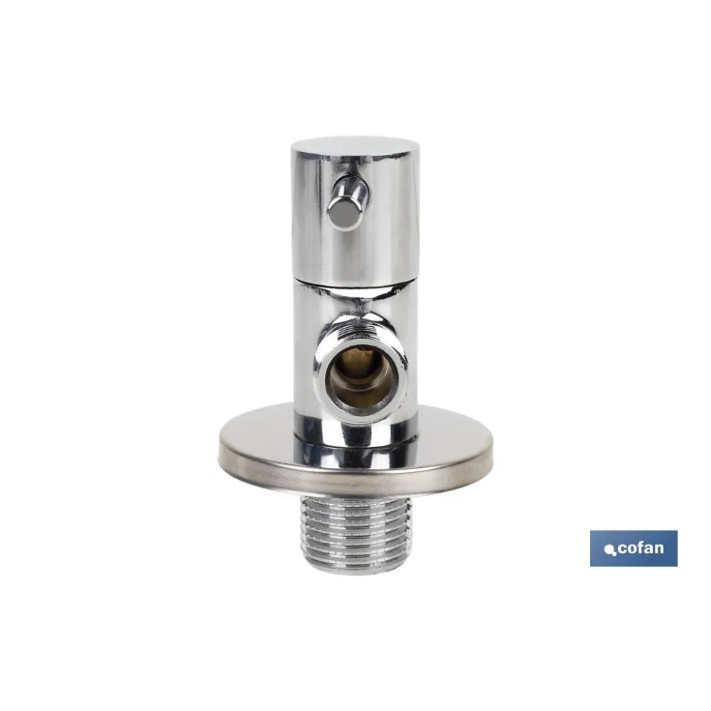 VÁLVULA DE ESCUADRA 1/2 x 3/8 MODELO LUX (PACK: 1 UDS) - Almacén de Ferretería Acor