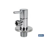 VÁLVULA DE ESCUADRA 1/2 x 3/8 MODELO LUX (PACK: 1 UDS) - Almacén de Ferretería Acor
