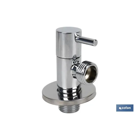 VÁLVULA DE ESCUADRA 1/2 x 1/2 MODELO LUX (PACK: 1 UDS) - Almacén de Ferretería Acor