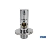 VÁLVULA DE ESCUADRA 1/2 x 1/2 MODELO LUX (PACK: 1 UDS) - Almacén de Ferretería Acor
