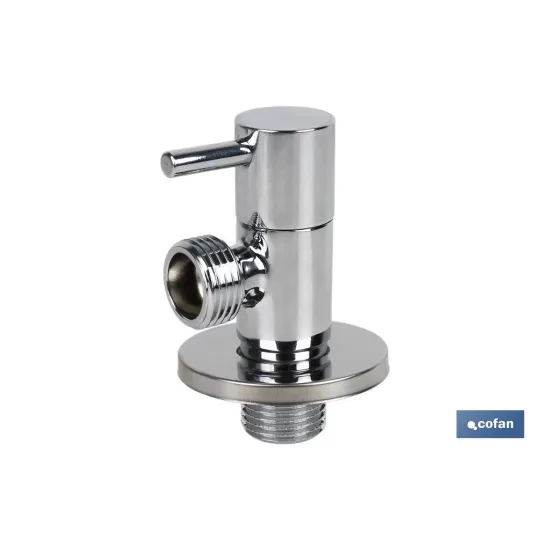 VÁLVULA DE ESCUADRA 1/2 x 1/2 MODELO LUX (PACK: 1 UDS) - Almacén de Ferretería Acor