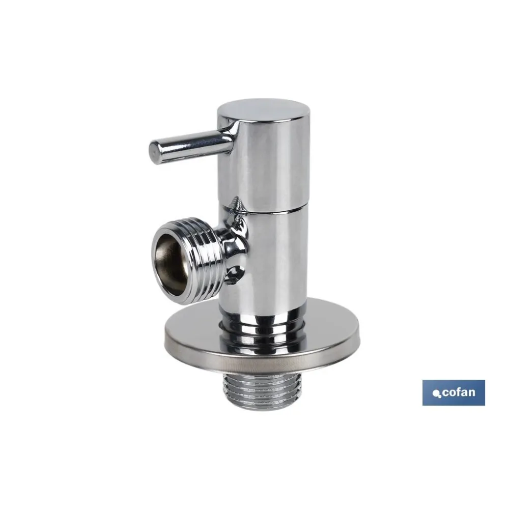 VÁLVULA DE ESCUADRA 1/2 x 1/2 MODELO LUX (PACK: 1 UDS) - Almacén de Ferretería Acor