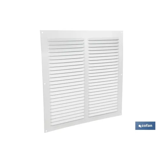 REJILLA DE VENTILACIÓN ALUMINIO BLANCO 30 X 30 CM (PACK: 5 UDS) - Almacén de Ferretería Acor