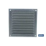 REJILLA DE VENTILACIÓN ALUMINIO BLANCO CON MOSQUITERA 30 X 30 CM venta unitaria (PACK: 1 UDS) - Almacén de Ferretería Acor