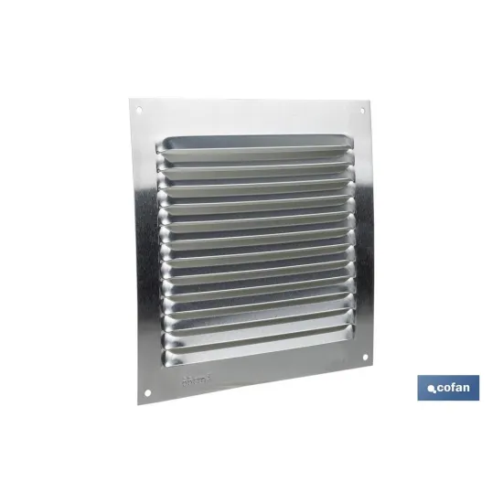 REJILLA DE VENTILACIÓN ALUMINIO 15 X 15 CM venta unitaria (PACK: 1 UDS) - Almacén de Ferretería Acor