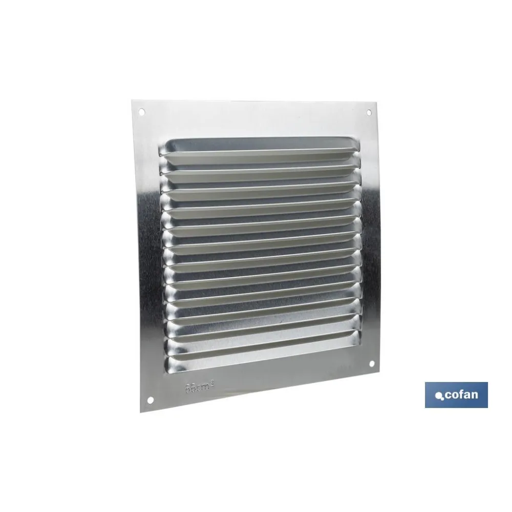REJILLA DE VENTILACIÓN ALUMINIO 15 X 15 CM venta unitaria (PACK: 1 UDS) - Almacén de Ferretería Acor