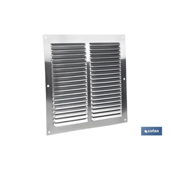 REJILLA DE VENTILACIÓN ALUMINIO CON MOSQUITERA 20 X 20 CM (PACK: 5 UDS) - Almacén de Ferretería Acor