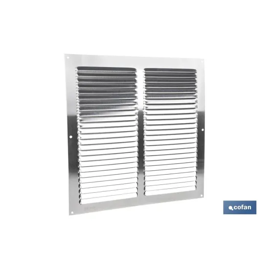 REJILLA DE VENTILACIÓN ALUMINIO CON MOSQUITERA 30 X 30 CM venta unitaria (PACK: 1 UDS) - Almacén de Ferretería Acor