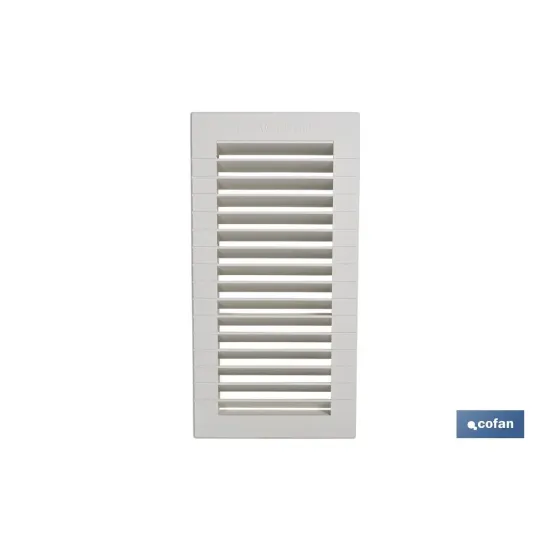 REJILLA DE VENTILACIÓN ABS PARA EMPOTRAR 13 X 26 CM (PACK: 5 UDS) - Almacén de Ferretería Acor
