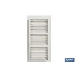 REJILLA DE VENTILACIÓN ABS PARA EMPOTRAR 13 X 26 CM (PACK: 5 UDS) - Almacén de Ferretería Acor