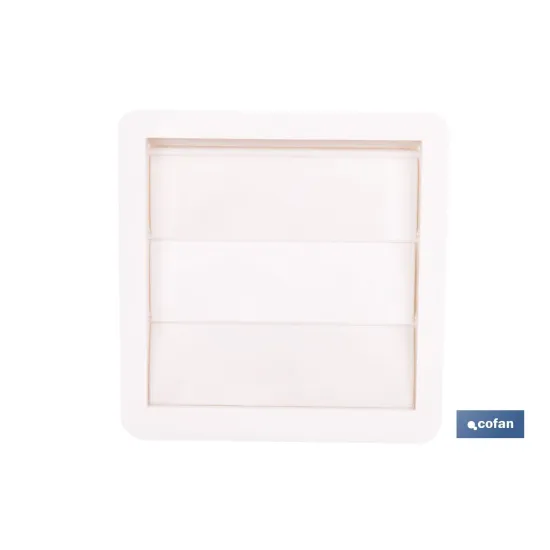 REJILLA DE VENTILACIÓN ABS BLANCO LAMAS MÓVILES Ø10 CM (PACK: 5 UDS) - Almacén de Ferretería Acor