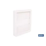 REJILLA DE VENTILACIÓN ABS BLANCO LAMAS MÓVILES Ø10 CM (PACK: 5 UDS) - Almacén de Ferretería Acor