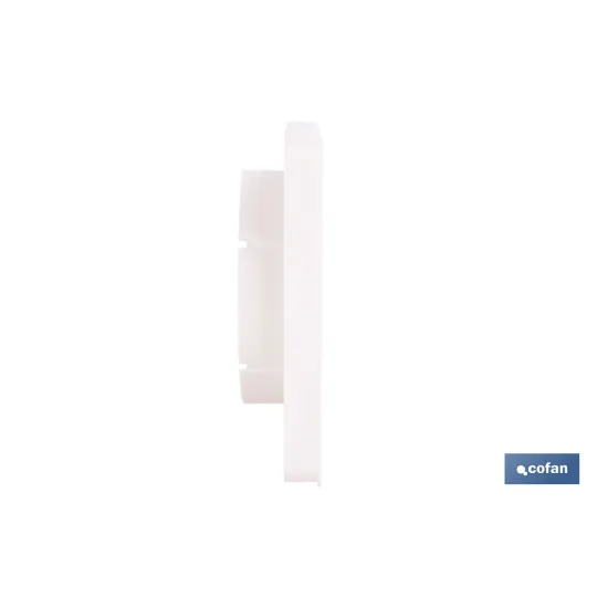 REJILLA DE VENTILACIÓN ABS BLANCO LAMAS MÓVILES Ø10 CM (PACK: 5 UDS) - Almacén de Ferretería Acor