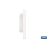 REJILLA DE VENTILACIÓN ABS BLANCO LAMAS MÓVILES Ø10 CM VENTA UNITARIA (PACK: 1 UDS) - Almacén de Ferretería Acor