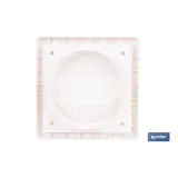REJILLA DE VENTILACIÓN ABS BLANCO LAMAS MÓVILES Ø10 CM VENTA UNITARIA (PACK: 1 UDS) - Almacén de Ferretería Acor