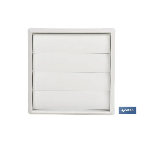 REJILLA DE VENTILACIÓN ABS BLANCO LAMAS MÓVILES Ø12 CM (PACK: 5 UDS) - Almacén de Ferretería Acor