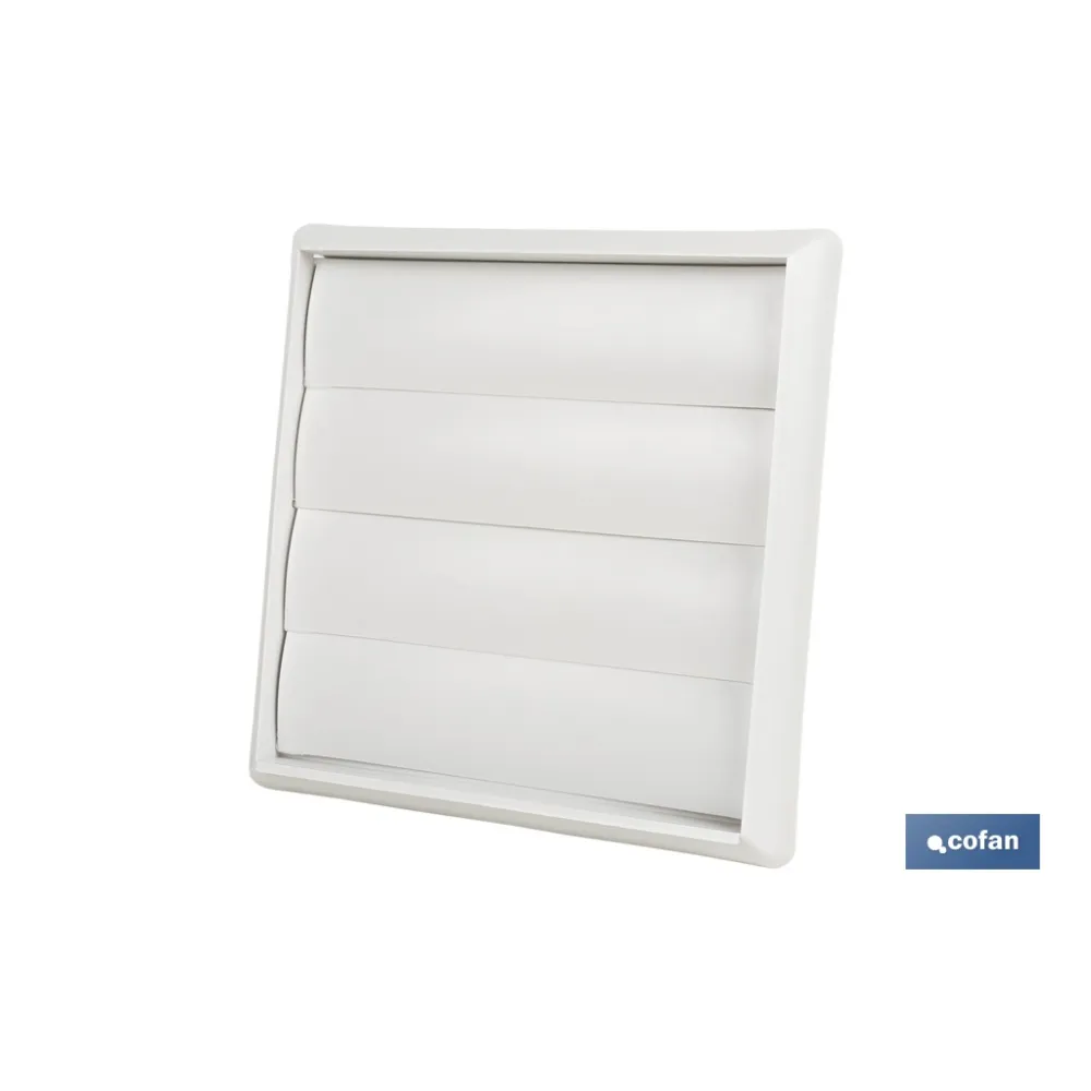 REJILLA DE VENTILACIÓN ABS BLANCO LAMAS MÓVILES Ø12 CM (PACK: 5 UDS) - Almacén de Ferretería Acor