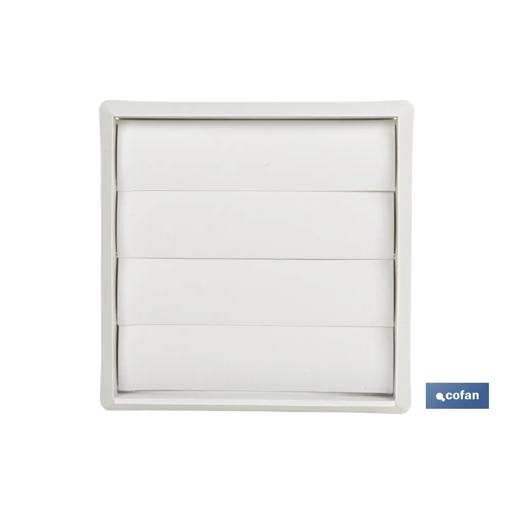 REJILLA DE VENTILACIÓN ABS BLANCO LAMAS MÓVILES Ø15 CM (PACK: 5 UDS) - Almacén de Ferretería Acor