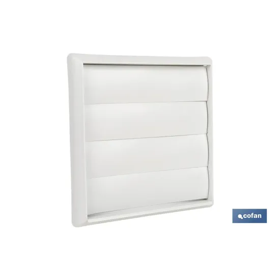 REJILLA DE VENTILACIÓN ABS BLANCO LAMAS MÓVILES Ø15 CM VENTA UNITARIA (PACK: 1 UDS) - Almacén de Ferretería Acor