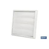 REJILLA DE VENTILACIÓN ABS BLANCO LAMAS MÓVILES Ø15 CM VENTA UNITARIA (PACK: 1 UDS) - Almacén de Ferretería Acor