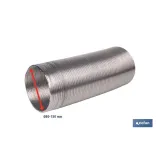 TUBO FLEXIBLE SEMIRRÍGIDO ALUMINIO Ø100 MM X 1,5 M (PACK: 1 UDS) - Almacén de Ferretería Acor