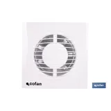 EXTRACTOR DE AIRE AXIAL SILENCIOSO 7,8 W 150 X 131 MM Ø100 MM (PACK: 1 UDS) - Almacén de Ferretería Acor