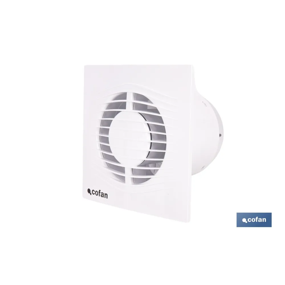 EXTRACTOR DE AIRE AXIAL SILENCIOSO 7,8 W 150 X 131 MM Ø100 MM (PACK: 1 UDS) - Almacén de Ferretería Acor