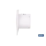 EXTRACTOR DE AIRE AXIAL SILENCIOSO 7,8 W 150 X 131 MM Ø100 MM (PACK: 1 UDS) - Almacén de Ferretería Acor