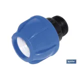 ENLACE ROSCA MACHO PP PN16 20 X 1/2 (PACK: 25 UDS) - Almacén de Ferretería Acor