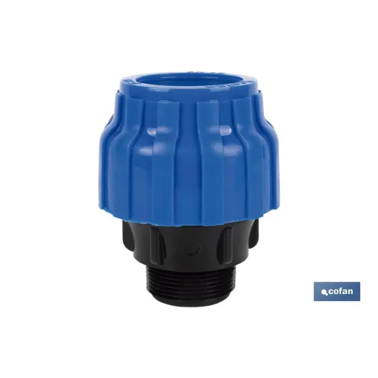 ENLACE ROSCA MACHO PP PN16 20 X 1/2 (PACK: 25 UDS) - Almacén de Ferretería Acor