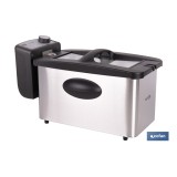 FREIDORA ELECTRICA ACERO INOXIDABLE 3L 2000W