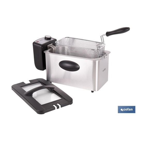 FREIDORA ELECTRICA ACERO INOXIDABLE 3L 2000W