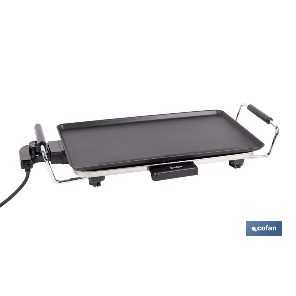 PLANCHA DE ASAR ELECTRICA 2000W 45 X 25 X 7 CM