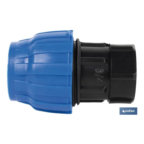 ENLACE ROSCA HEMBRA PP PN16 75 X 2 1/2  VENTA UNITARIA (PACK: 1 UDS) - Almacén de Ferretería Acor