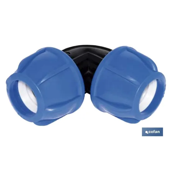 CODO 90° PP PN16 20 X 20 (PACK: 25 UDS) - Almacén de Ferretería Acor