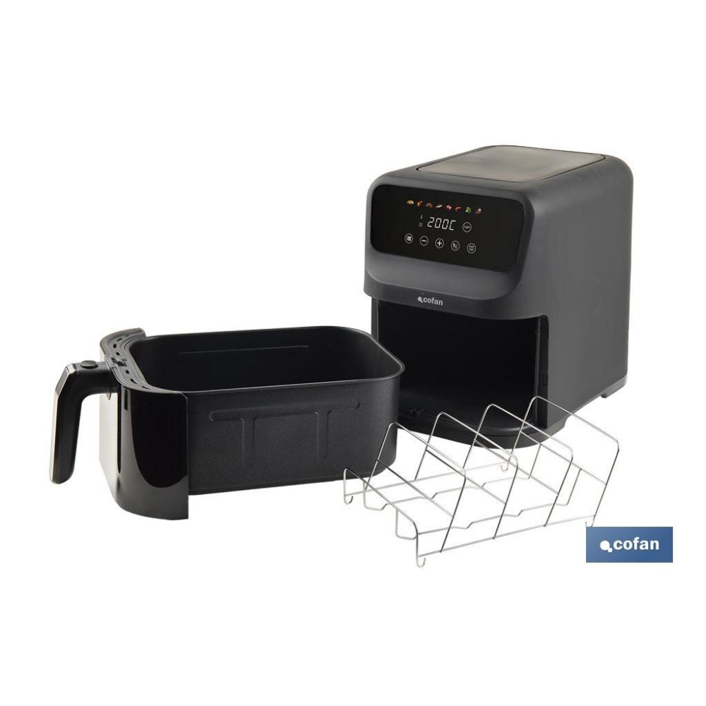 FREIDORA DE AIRE DIGITAL SLIM CON VENTANA  5 L 1500 W