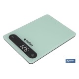 BÁSCULA DE COCINA DIGITAL 10 KG COLOR MENTA
