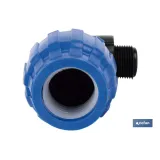 CODO 90° ROSCA MACHO PP PN16 90 X 4 (PACK: 1 UDS) - Almacén de Ferretería Acor