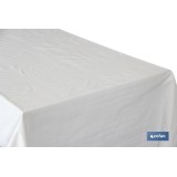 PROTECTOR DE MESA DE  PVC BLANCO 1,40 x 50  m