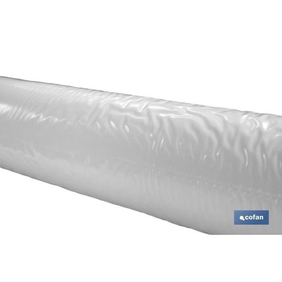 PROTECTOR DE MESA DE  PVC BLANCO 1,40 x 50  m