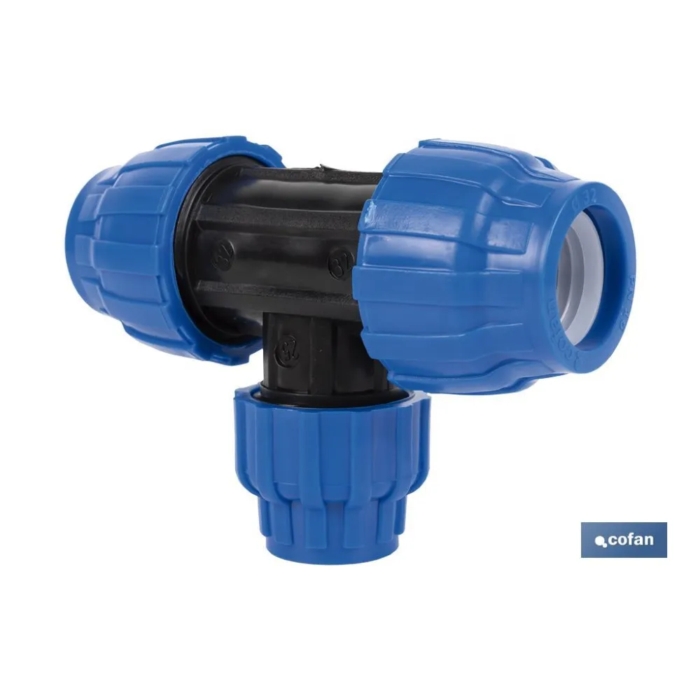 TE 90° REDUCIDA PP PN16 110 X 90 X 110 (PACK: 1 UDS) - Almacén de Ferretería Acor