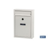 BUZÓN CORREO EXTERIOR BLANCO MODELO LETTER 320x215x85mm