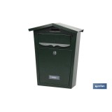 BUZÓN CORREO EXTERIOR BLANCO MODELO GARDEN 360x290x105mm