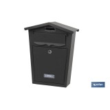 BUZÓN CORREO EXTERIOR BLANCO MODELO GARDEN 360x290x105mm