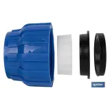 VÁLVULA DE BOLA PP PN16 63 X 63  VENTA UNITARIA (PACK: 1 UDS) - Almacén de Ferretería Acor