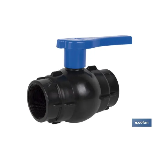 VÁLVULA DE BOLA ROSCA H-H PP PN16 2 x 2 (PACK: 1 UDS) - Almacén de Ferretería Acor
