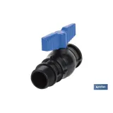 VÁLVULA DE BOLA ROSCA M-H PP PN16 1 1/2 x 1 1/2 (PACK: 1 UDS) - Almacén de Ferretería Acor