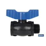 VÁLVULA DE BOLA ROSCA M-H PP PN16 2 1/2 x 2 1/2 (PACK: 1 UDS) - Almacén de Ferretería Acor